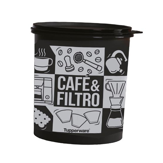 Tupper Caixa Café e Filtro 500g Pop Box PB